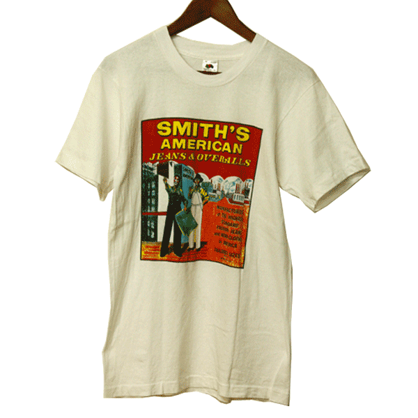 SMITH'S AMERICAN（スミスアメリカン）Tシャツ ホワイト メンズ,プリント,デッドストック,白,アメカジ,ワークブランド,レア,希少  ＷＡＬＫ