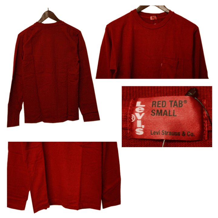 楽天市場】Levi's（リーバイス）ロングスリーブTシャツ 無地 ポケット