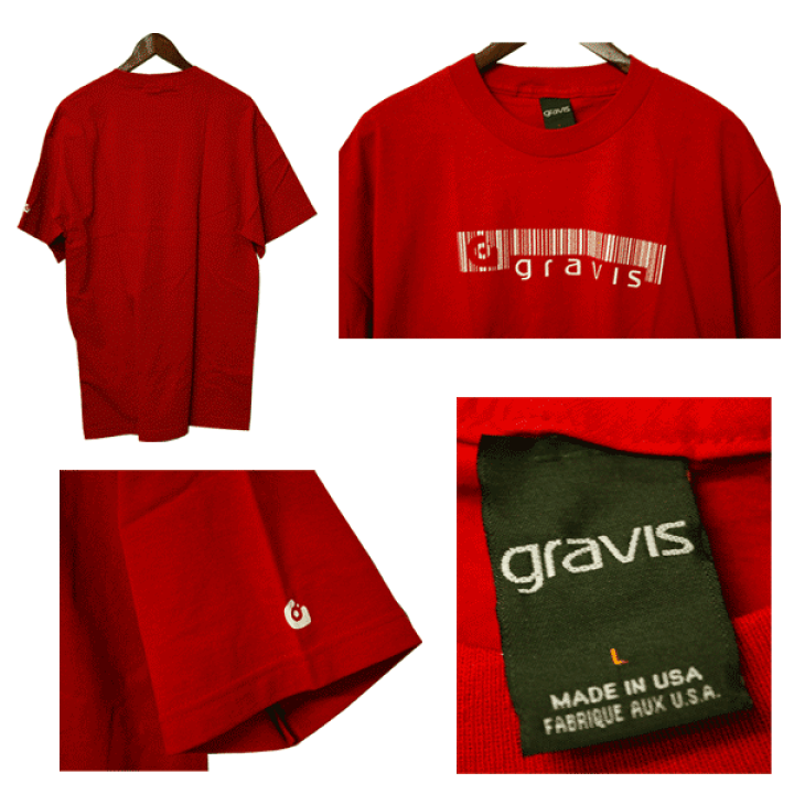 楽天市場】gravis（グラビス）ロゴマークプリントTシャツ メンズ