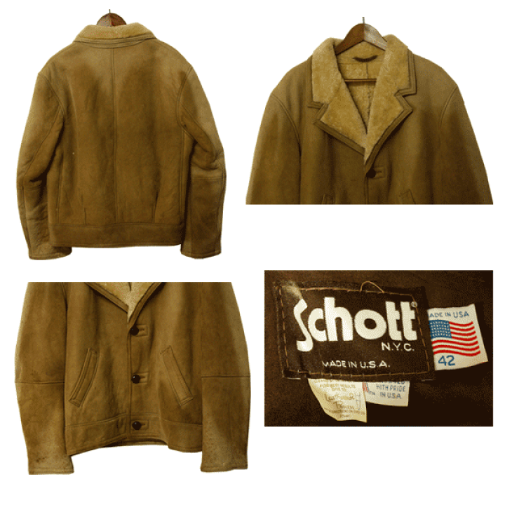 楽天市場】B品訳あり schott(ショット)ムートンコート メンズ 楽天市場】B品訳あり schott(ショット)ムートンコート メンズ