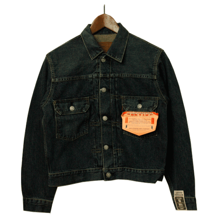 【希少】levi's(リーバイス)1950年復刻モデル BIG E ヴィンテージ セカンドデニムジャケット 71507-XXUD  メンズ,Gジャン,ジャケット,1950年代モデル,TYPE２,ユーズドウォッシュ,レア,希少 | ＷＡＬＫ