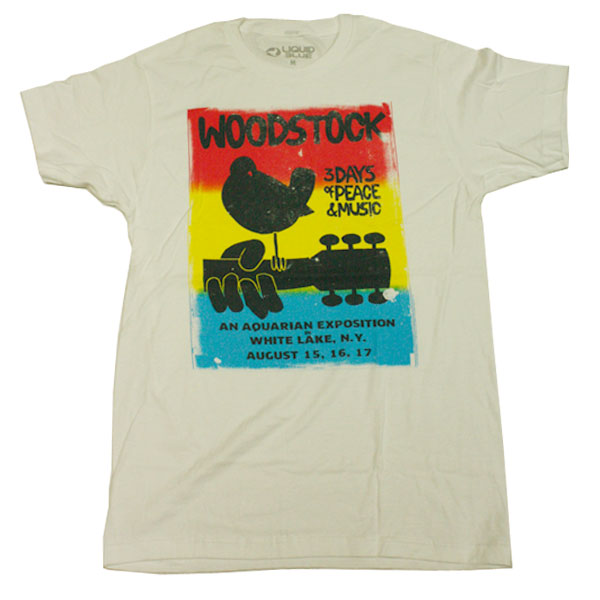 WOODSTOCK（ウッドストック）Tシャツ メンズ,プリントTシャツ,白,ロックフェス,カジュアル,アメリカ,USA,レア,希少 | ＷＡＬＫ