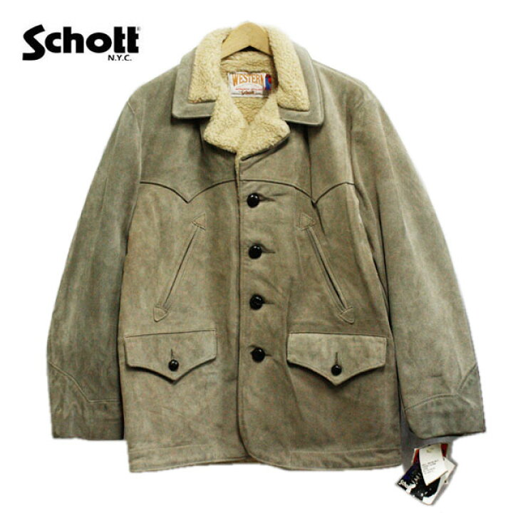楽天市場】schott(ショット） スエードランチコート 裏ボア メンズ  
