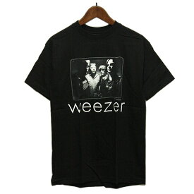 WEEZER ウィーザー プリントTシャツ バンドT ブラック メンズ,Tシャツ,黒,デッドストック,AAA,アルスタイル,カジュアル,希少,レア