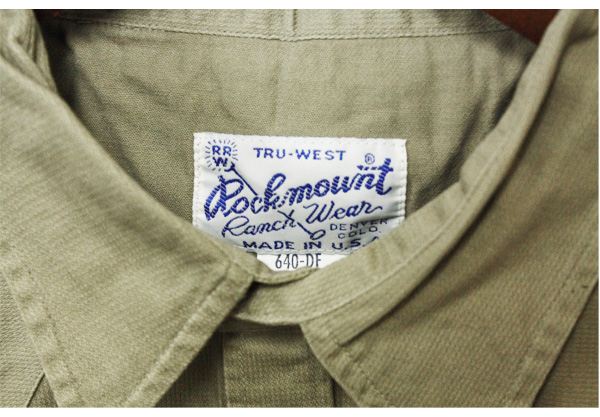 楽天市場】Rockmount（ロックマウント）ベージュ コットン ウエスタン