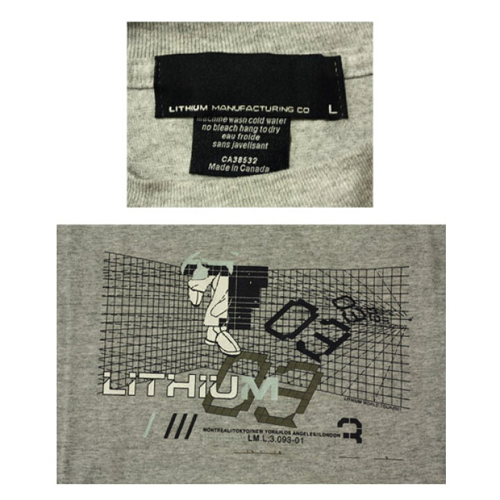 楽天市場】LITHIUM（リチウム）プリント Tシャツ メンズ,デッド 