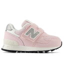 【newbalance】IO313TB2ピンク ハーフサイズ C-CAP Ndurance キッズ専用ラスト なみなみインソール 名前入れスペース 面ファスナー 赤ちゃん靴 赤ちゃんシューズ ギフト プレゼント ニューバランス NB 反射材 ファーストシューズ 桃色 幼稚園 保育園 入園式 通園靴