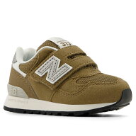 【newbalance】IO313TH2 ブラウン ハーフサイズC-CAP Ndurance キッズ専用ラスト なみなみインソール 赤…