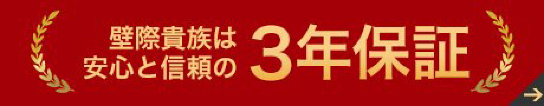 3年保証