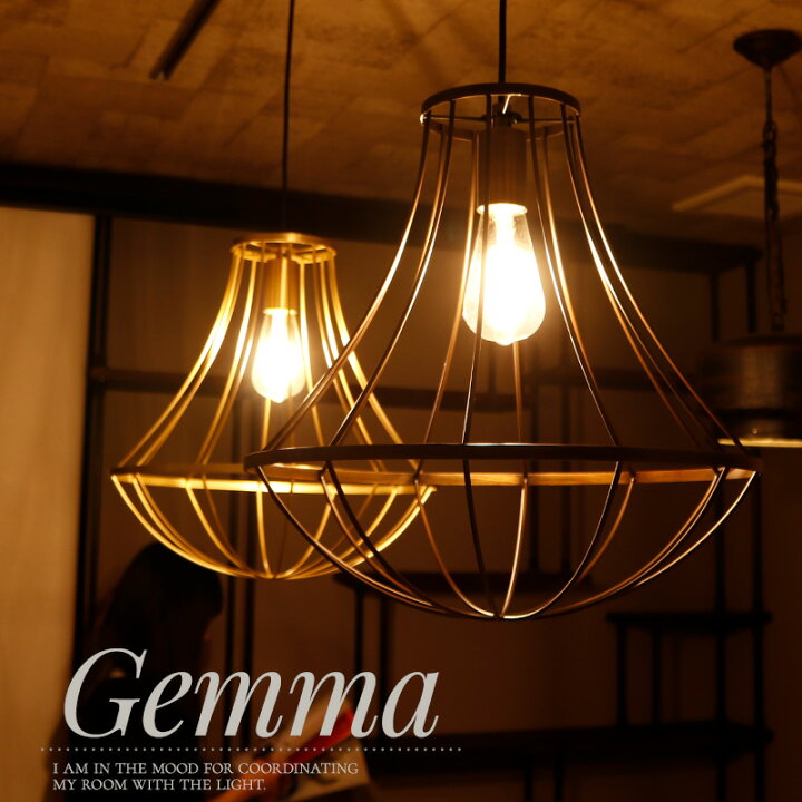 Gemma日本製ペンダントライト ゴールド ペンダントライト E-26