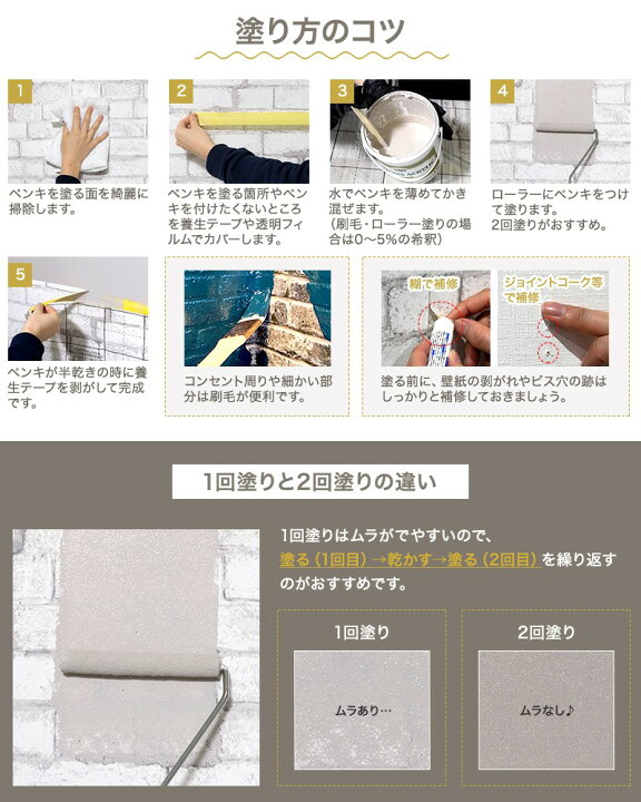 楽天市場 ペンキ 壁紙 壁紙の上に塗るペンキ 水性塗料 水性ペンキ ウォールペイント 壁紙の上から塗れるペンキ 壁 天井 マット 艶消し 塗料 おしゃれ クロス Dippin Paint ディッピンペイント Wall Paint マットウォール Matte Wall シャビーセレクション 1kg Jq 壁紙