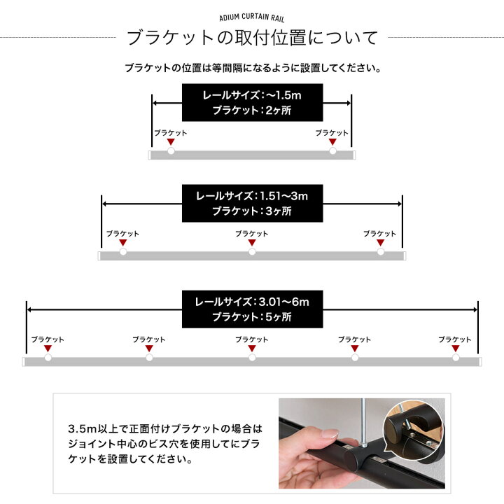 楽天市場】[1000円OFFクーポン配布中]カーテンレール アイアンレール 