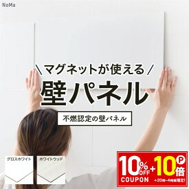 [15日限定！10％OFFクーポン×P10倍 20時〜4H限定]壁パネル 磁石がくっつく マグネットがつく壁 キッチン 洗面所 マグネットボード マグネットウォール キッチンパネル ウォールパネル マグネット収納 おしゃれ diy 不燃 58cm×29cm 29cm×29cm NoMa ノマ C-F-3