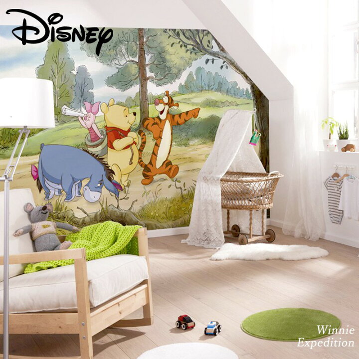 楽天市場 壁紙 輸入壁紙 海外 インポート壁紙 ディズニー Disney Disney プー プーさん Winnie Pooh 粉のり付 紙 おしゃれ クロス 店舗 内装 撮影 ドイツ製 Winnie Expedition 4 411 Diy 補修 リビング トイレ 玄関 リフォーム ウォールペーパー Wallpaper Csz 壁紙