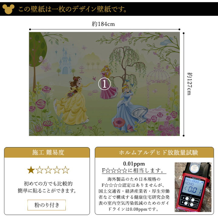 楽天市場 壁紙 輸入壁紙 海外 インポート壁紙 ディズニー Disney Disney プリンセス ベル オーロラ姫 シンデレラ 粉のり付 紙 おしゃれ クロス 店舗 内装 撮影 ドイツ製 Princess Garden 1 417 Diy 補修 リビング トイレ 玄関 リフォーム ウォールペーパー Wallpaper
