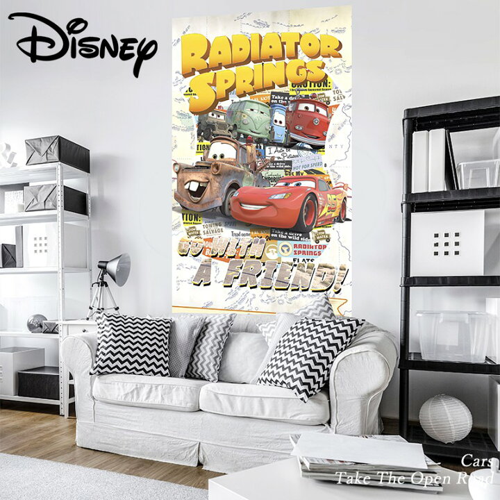 楽天市場 壁紙 輸入壁紙 海外 インポート壁紙 ディズニー Disney Disney Cars カーズ のりなし 不織布 おしゃれ 車 クロス 店舗 内装 撮影 ドイツ製 Cars Take The Open Road Vd 041 Diy 補修 リビング トイレ 玄関 リフォーム ウォールペーパー Wallpaper Csz