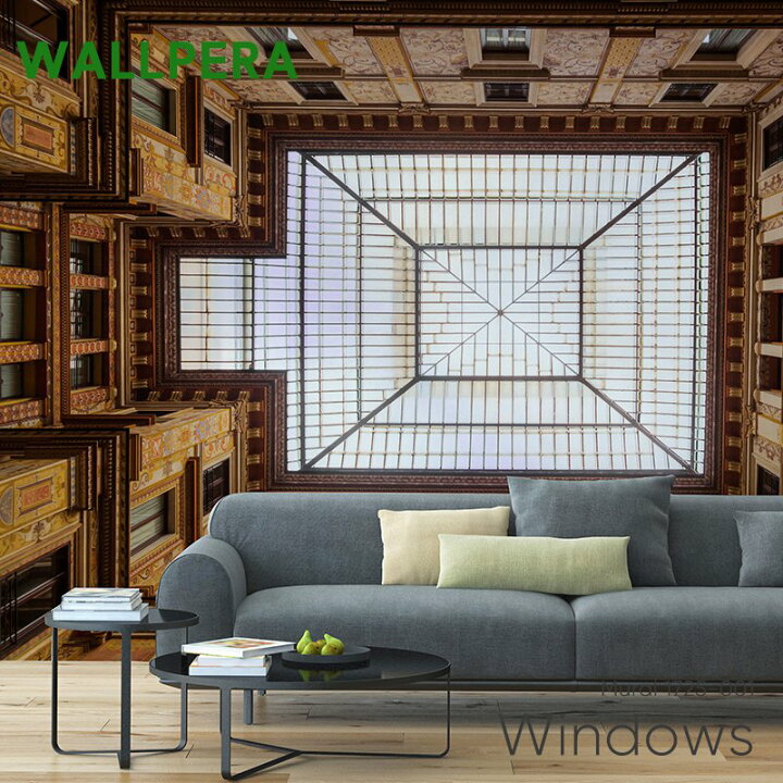 楽天市場 壁紙 クロス 輸入壁紙 海外 おしゃれ フリース Wallpera 天井 Mural 1725 001 Windows ウィンドウズ Diy 補修 店舗 内装 リビング トイレ 玄関 リフォーム 撮影用 ウォールペーパー Wallpaper Csz 壁紙 ウォールデコ 壁際貴族