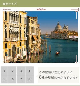 楽天市場 壁紙 のりなし のり付き おしゃれ クロス 輸入壁紙 紙 店舗 内装 撮影 ドイツ製 風景 景色 外国 観光名所 Venezia ベネチア 8 919 壁紙 ウォールデコ 壁際貴族