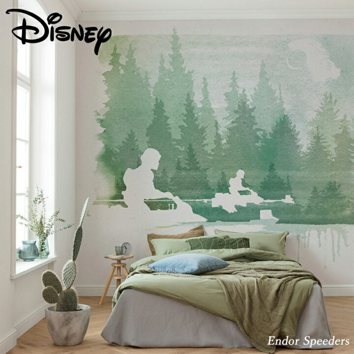 楽天市場 ポイント10倍 10日時 4h限定 壁紙 クロス 輸入壁紙 インポート壁紙 ディズニー Disney おしゃれ 張り替え はがせる糊が使える 補修 コマー ディズニー スターウォーズ Endor Speeders エンドアスピーダーズ Iadx7 006 Csz 壁紙 ウォールデコ 壁際貴族