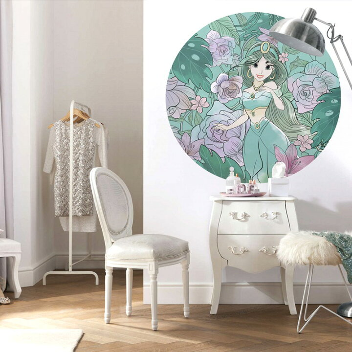 楽天市場 1000円offクーポン対象 壁紙 クロス 輸入壁紙 インポート壁紙 ディズニー Disney おしゃれ はがせる 張り替え 補修 シールタイプ はがせる壁紙 コマーディズニープリンセス アラジン ジャスミンエレガントミント Dd1 004 Csz 壁紙 ウォールデコ 壁際貴族