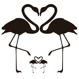 楽天市場 ウォールステッカー フラミンゴの通販