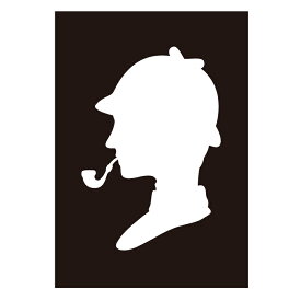 ウォールステッカー 顔001 【ws-215】 【A4】 【1枚】 【送料無料】 【ネコポス】