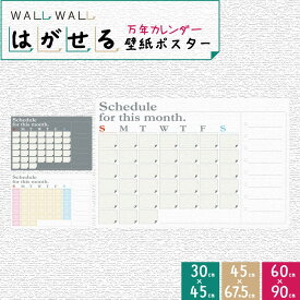 カレンダー ポスター 壁紙 シート 貼って剥がせる 60cm×90cm | 便利 スケジュール 自然 シール ウォールステッカー リメイクシート アクセントウォール 貼ってはがせる はがせる カッティングシート アクセントクロス 汚れ防止 装飾 フィルム