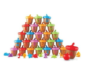 [��������] 78�s�[�X�Z�b�g Learning Resources ���[�j���O���\�[�X Alphabet Acorns Activity Set �A���t�@�x�b�g �p��w�K �ǂ񂮂� �A�N�e�B�r�e�B�Z�b�g �m�� �ߋ� �������� �w�K �q�� �I���`�� [