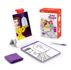 [送料無料] Osmo オスモ スーパースタジオ ディズニー プリンセス スターターキット iPad用Super Studio Disney Princess Starter Kit for iPad - Ages 5-11 - Drawing Activitie おもちゃ たのしい お絵描き タブレット 