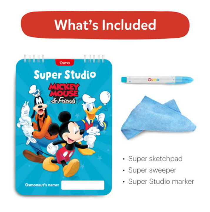 楽天市場 送料無料 Osmo オスモ スーパースタジオディズニーミッキーマウス フレンズゲーム Super Studio Disney Mickey Mouse Friends Game おもちゃ 想像力 学習 知育玩具 楽天海外直送 Walmart 楽天市場店