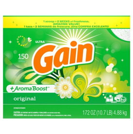 [送料無料][150回分/4.88kg] Gain ゲイン オリジナル 粉末 洗濯洗剤 Original 150 Loads Powder Laundry Detergent 172 oz アメリカ アロマブースト[楽天海外通販]