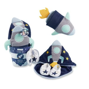 [RDY] [��������] Baby Aspen �x�r�[�A�X�y�� �R�X���E�g�b�g �F���D �X�y�[�X�V�b�v ���P�b�g �t�[�h�t���^�I�� 4�_�Z�b�g Cosmo Tot Spaceship 4-Piece Bath Time Set [�y�V�C�O�ʔ�]