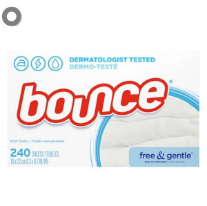 [RDY] [] oEX @p _ hC[V[g t[  WFg ̍ 240  Bounce Free  Gentle Unscented Fabric Softener Dryer Sheets for Sensitive Skin CO q h 