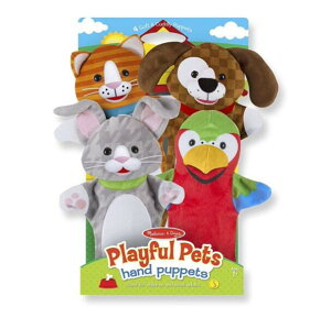 [] bT  _O vCt ybg nh pybg 4Zbg Melissa  Doug Playful Pets Hand Puppets j̎q ̎q NX}X a V ܂܂ q l l`