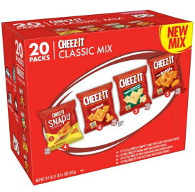 [RDY] [送料無料] [4種類 20個] チーズイット チーズ クラッカー ベイクド スナック クラッカー バラエティパック オリジナル ホワイト チェダー エクストラトースティ スナップド ダブル チー