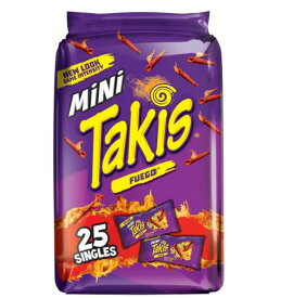 [RDY] [送料無料] [35g x 25袋] TAKIS ミニ タキス フエゴ 味 コーン トルティーヤ チップス 唐辛子 辛い スパイシー 海外 メキシコ アメリカ 面白い おいしい 癖になる お菓子 スナック 詰め合わせ