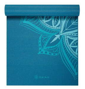 [] KCA v~A vg K}bg CfBS |Cg 6mm Gaiam Premium Print Yoga Mat Indigo Point ~ y  ؃g z[ g[jO Xgb` GNTTCY