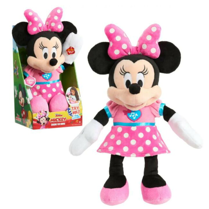 楽天市場 送料無料 ディズニー ジュニア 歌う ミニー マウス ぬいぐるみ Minnie Mouse ミッキー マウス 人形 おもちゃ ドール フィギュア メロディー 彼女 女の子 クリスマス Disney ピンク キャラクター グッズ 楽天海外通販 Walmart 楽天市場店 楽天市場 送料無料 ディズニー ジュニア 歌う ミニー マウス ぬいぐるみ Minnie Mouse ミッキー マウス 人形 おもちゃ ドール フィギュア メロディー 彼女 女の子 クリスマス Disney ピンク キャラクター グッズ 楽天海外通販 Walmart 楽天市場店