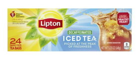 [送料無料] リプトン Lipton ファミリーブラックアイスティーバッグ 無糖 カフェインレス 24袋入り 紅茶 お茶 温活 健康 バレンタイン ドリンク 飲料 [楽天海外通販]