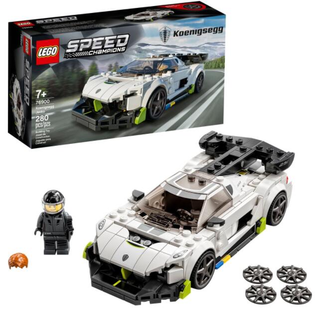 [送料無料] レゴ スピードチャンピオン ケーニグセグ ジェスコ LEGO 76900 280ピース 7歳以上 おもちゃ 玩具 ブロック 男の子 女の子 おうち時間 インテリア ディスプレイ 車 コレクション ミニ：Walmart