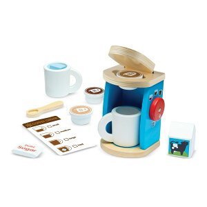 [RDY] [] Melissa  Doug 11-Piece Brew and Serve Wooden Coffee Maker Set - Play Kitchen Accessories [yVCOʔ] | Melissa  Doug 11-Piece Brew and Serve Wooden Coffee Maker Set - Play Kitchen Accessories