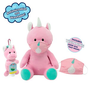 [RDY] [] Animal Adventure ? WelloBeez? - Antimicrobial Plush Mask Mate? - Masked Plush with Additional Child's Face Mask  Clip  Clean? - Plush Keychain with Empty, Refillable Sanitizer Bottle Unicorn Bundle [yVCOʔ] | An