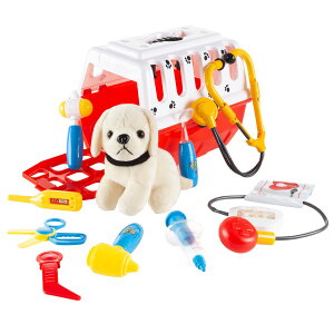 [RDY] [��������] Kids Veterinary Set - 11 Piece Complete Toy Set - Pretend Play Set by Hey! Play! [�y�V�C�O�ʔ�] | Kids Veterinary Set-11 Piece Complete Toy Set - Pretend Play Set by Hey! Play!