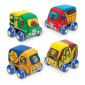[] Melissa & Doug Pull-Back Construction Vehicles - Soft Baby Toy Play 4 Vehicles Zbg [yVCOʔ] | Melissa & Doug Pull-Back Construction Vehicles - Soft Baby Toy Play Set of 4 Vehicles