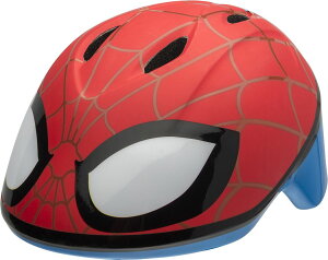 [RDY] [��������] Marvel Spider-Man Spidey Eyes Bell Bike Helmet, Red, Toddler 3+ 48-52cm [�y�V�C�O�ʔ�] | Marvel Spider-Man Spidey Eyes Bell Bike Helmet, Red, Toddler 3+ 48-52cm
