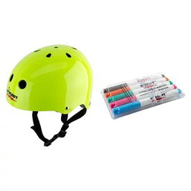 [RDY] [送料無料] Wipeout Dry Erase Kids Helmet for Bike, Skate, and Scooter, Neon Zest, Ages 5+ [楽天海外通販] | Wipeout Dry Erase Kids Helmet for Bike, Skate, and Scooter, Neon Zest, Ages 5+