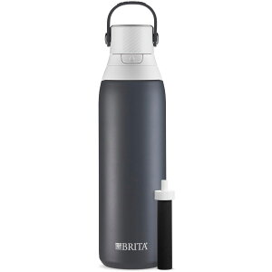 [RDY] [��������] Brita �_�u���E�H�[���f�M�X�e�����X�X�`�[�����E�H�[�^�[�{�g��, 20 oz - Carbon [�y�V�C�O�ʔ�] | Brita Double Wall Insulated Stainless Steel Water Bottle, 20 oz - Carbon