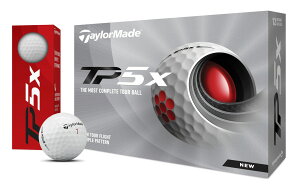 [RDY] [��������] TaylorMade TP5X �E���^�����S���t�{�[���A12�p�b�N�A�z���C�g [�y�V�C�O�ʔ�] | TaylorMade TP5X Urethane Golf Balls, 12 Pack, White