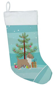 [RDY] [] Caroline's Treasures [LGv[2 }`J[NX}XXgbLO \tgXG[hnt 18C` [yVCOʔ] | Caroline's Treasures Yorkiepoo 2 Multi-color Christmas Stocking, with S