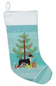 [RDY] [] Caroline's Treasures oZW[}`J[NX}XXgbLO \tgXG[hnt 18C` [yVCOʔ] | Caroline's Treasures Basenji Multi-color Christmas Stocking, with Soft Suede